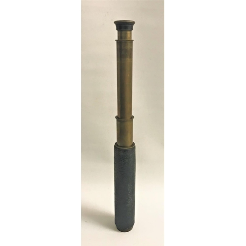 498 - ROSS OF LONDON FOUR DRAW TELESCOPE
dated 1914, and marked Tel Sig (Mk III) ALSO G.S. #4673 and with ... 