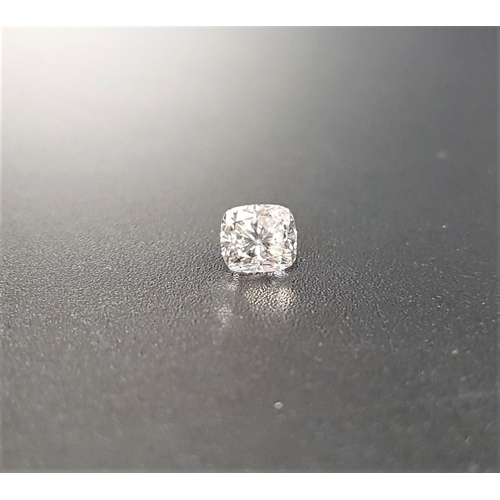 110 - CERTIFIED LOOSE DIAMOND
with GIA certificate stating the diamond to be a cushion modified brilliant ... 