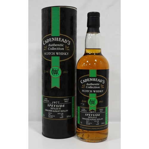 674 - CONVALMORE-GLENLIVET 1977 - CADENHEAD'S 
Bottled by Cadenhead's as part of their Authentic Collectio... 