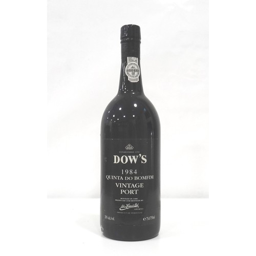 681 - DOW'S QUINTA DO BOMFIM 1984 VINTAGE PORT
A bottle of vintage port from the finest estate in the Dow'... 