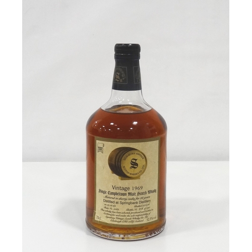 688 - SPRINGBANK 1969 - SIGNATORY
A wonderful bottle of the Sherry Cask matured Springbank 1969 Vintage Si... 