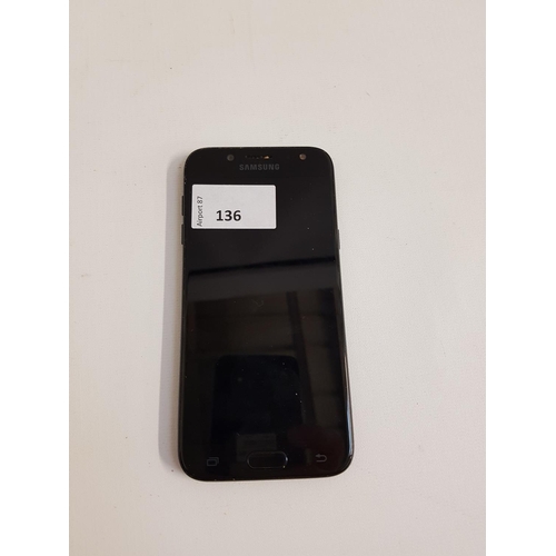 136 - SAMSUNG GALAXY J530 SMARTPHONE
model - SM-J530F imei - 532947/09/975186/5 serial number - R58K31B98W... 