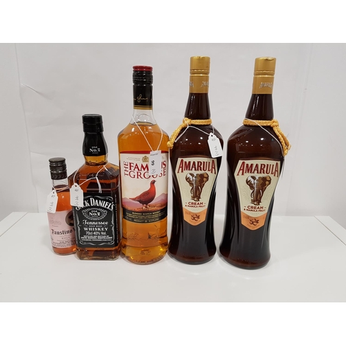 99 - SELECTION OF WHISKY, LIQUEURS, AND WINE
comprising one bottle of Jack Daniels (70cl; 40% abv); one b... 