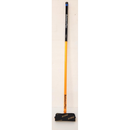 303 - BALANCE PLUS CURLING BRUSH
with a two tone handle and yellow brush head, 129cm long