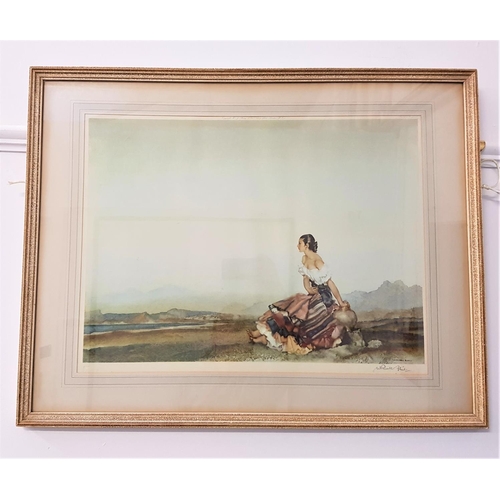 365 - SIR WILLIAM RUSSELL FLINT R.A.
Esperanza, artists proof, signed to the mount, 43cm x 57cm