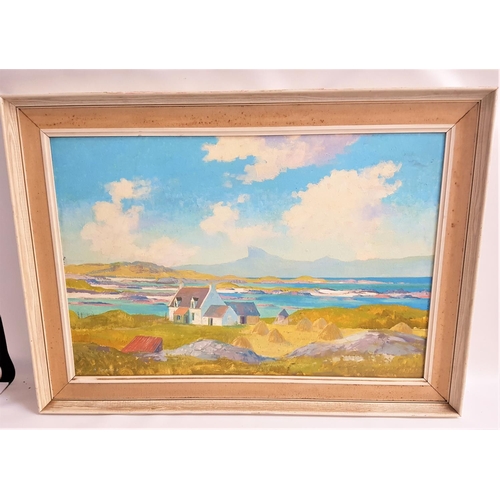 373 - TOM H. SHANKS
Ariscraig, oil on board, signed and label to verso, 49cm x 74.5cm