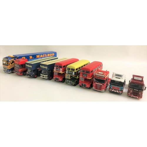 338 - LARGE SELECTION OF DIE CAST VEHICLES
including busses, lorries, tractor units, trailers and railway ... 