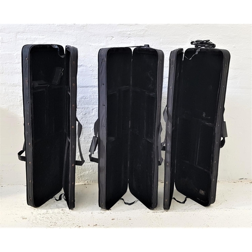 425 - THREE HYBRID GUITAR CASES
all by TKL and with fitted velour interiors, the largest 126cm long (3)