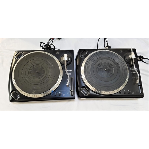 440 - TWO NUMARK TT1625 MANUAL TURNTABLES
in black