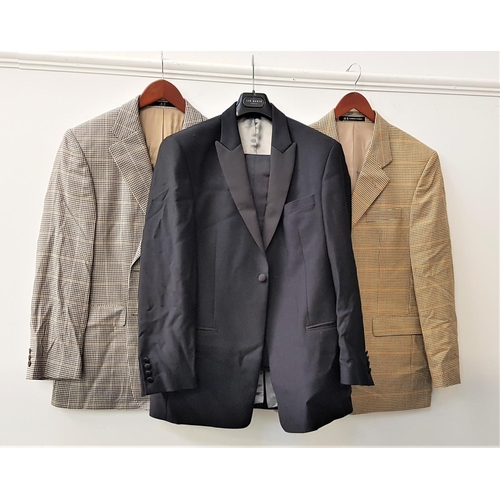 391 - TWO GENTLEMEN'S DAKS SPORTS JACKETS
comprising a houndstooth example, 40R; and tweed example, 40R; t... 