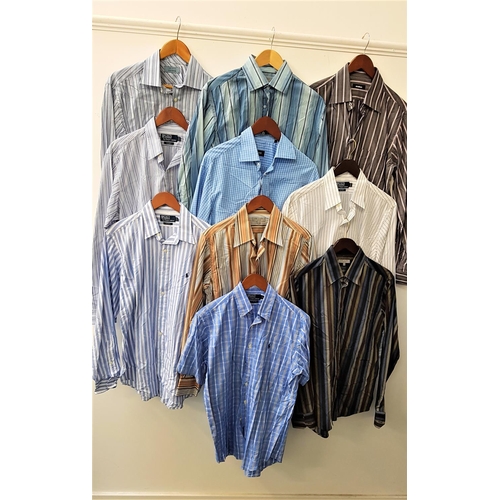 397 - TEN GENTLEMEN'S DESIGNER SHIRTS
comprising four Ted Baker (3x size 15.5 and 1x size 16), four Polo R... 