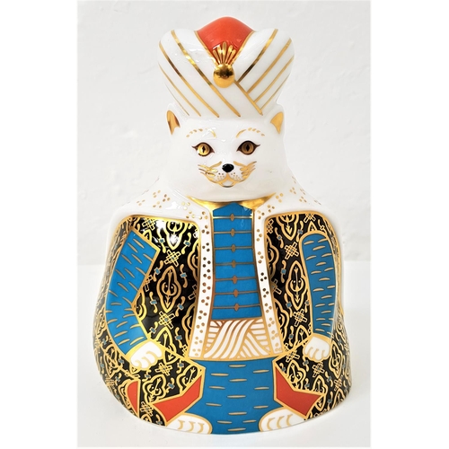 162 - ROYAL CROWN DERBY 'PERSIAN' PAPERWEIGHT
from the 'Royal Cats' series 1986