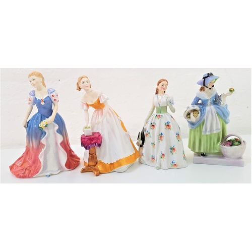 171 - FOUR ROYAL DOULTON FIGURINES
comprising Happy Birthday, HN3095; Pamela (exclusively for Collectors C... 
