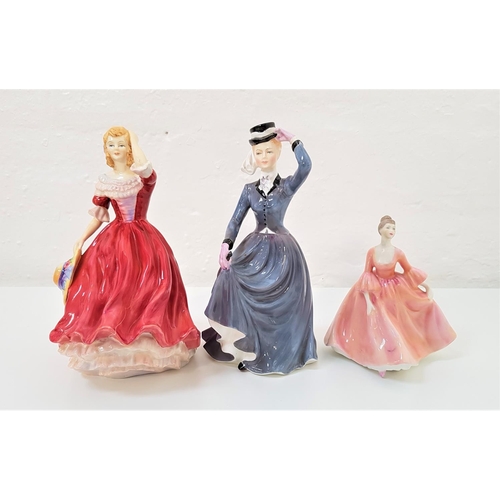 180 - PARAGON 'SPRING' FIGURINE
together with a Coalport 'Tracy' figurine and a Francesca Art China figuri... 