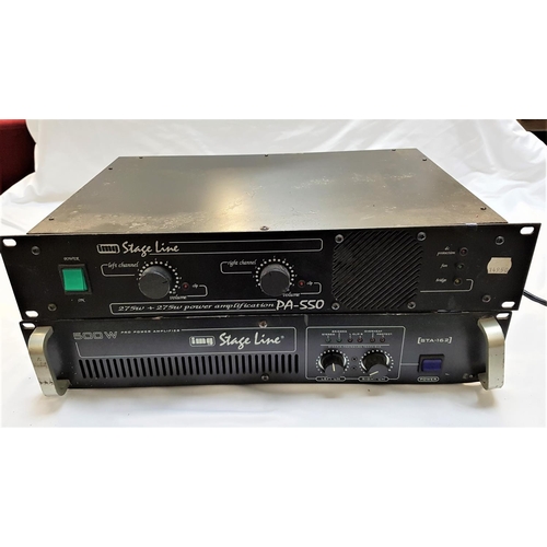 463 - TWO STAGE LINE POWER AMPLIFIERS
comprising a 500W and a PA-550 (2)