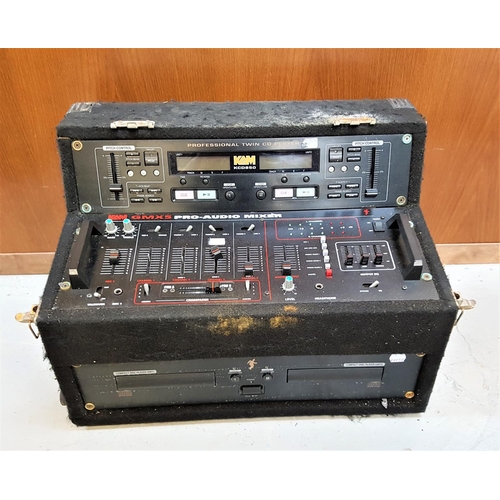 469 - BOXED KAM DJ MIXER AND CD PLAYER
in felt lined case, containing a KAM KCD850 professional CD player ... 