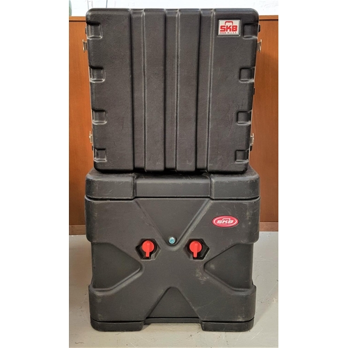 476 - TWO DJ FLIGHT CASES
by SKB, 54cm x 60cm x 55cm and 49cm x 51cm x 57cm (2)