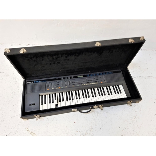 528 - ROLAND ELECTRIC SYNTHESIZER
model E-20, cased