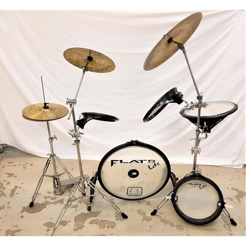 543 - FLATS LITE PART DRUM KIT
comprising a bass drum skin, snare drum skin, floor tom skin, high and medi... 