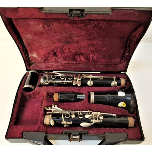 519 - BUFFET B12 CLARINET
the barrel, top section and bell all marked 'Buffet Crampon & Cie A Paris', the ... 