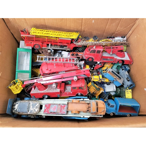 411 - LARGE SELECTION OF CORGI, DINKY AND OTHER DIE CAST VEHICLES
including trucks, cars and other vehicle... 