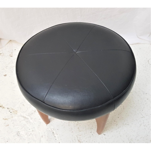 679 - RETRO G PLAN 'ASTRO' STOOL
of circular shape, standing on shaped teak supports, 50cm diameter