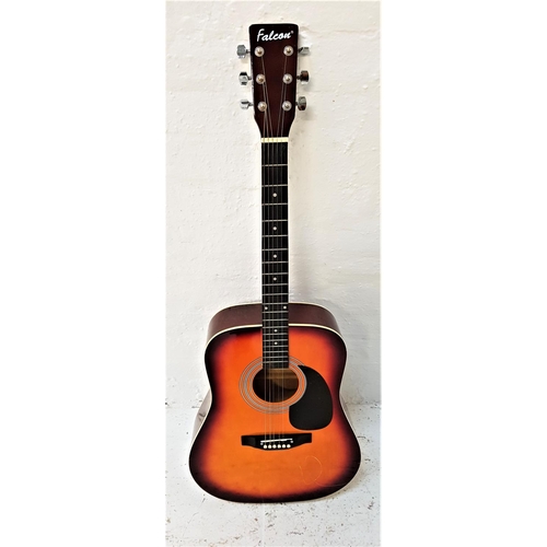 358 - FALCON ACOUSTIC GUITAR
model FG100SB, with a sunburst body