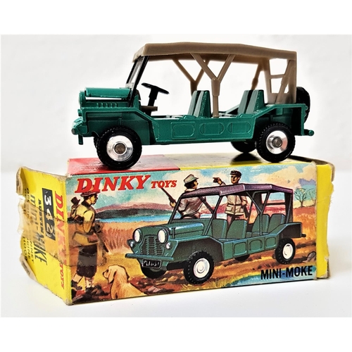 404 - VINTAGE DINKY 342 MINI MOKE
in metallic green with contrast canopy, boxed