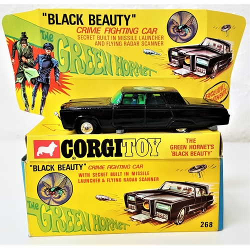 411 - CORGI 268 THE GREEN HORNET
Black Beauty with boot flying radar scanner and drop down radiator with m...