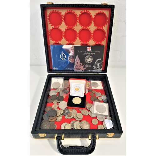 429 - BRITISH AND WORLD SILVER AND OTHER COINS
including George III 1 penny cartwheel, William IV 1 Penny,... 