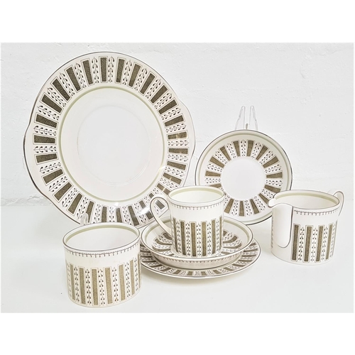 269 - WEDGWOOD SUSIE COOPER DESIGN COFFEE SET
in the Persia pattern, comprising six cans, five saucers, si... 