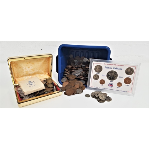 433 - SELECTION OF BRITISH AND WORLD SILVER AND OTHER COINS
including 1933 Crown, 1926 six pence, 1940 2 s... 