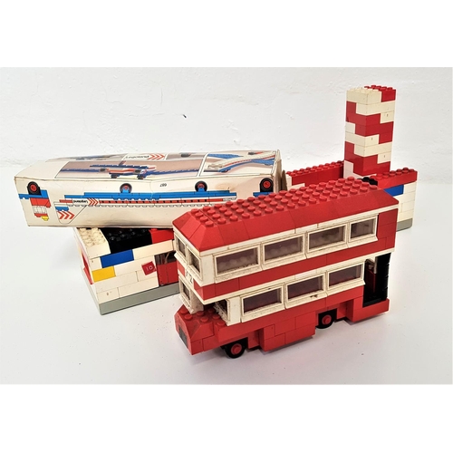 414 - LARGE SELECTION OF LEGO
including building bricks, train track and vehicle kits