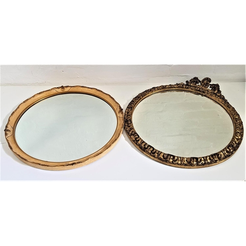 484 - PEERART CIRCULAR WALL MIRROR
with a bevelled plate, 51cm diameter, together with a giltwood circular... 