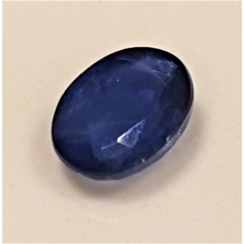 53 - CERTIFIED LOOSE NATURAL BLUE SAPPHIRE
the oval cut sapphire weight 1.36cts, with suggested origin of... 