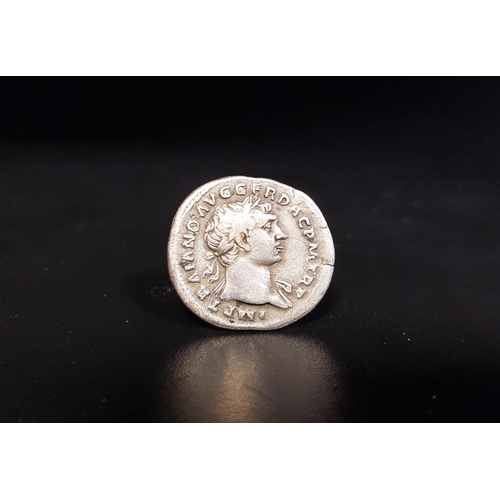 422 - ROMAN IMPERIAL COINAGE TRAJAN (98-117)
denarius, Rome, AD 103-111, IMP TRAIANO AVG GER DAC P M TR P,... 