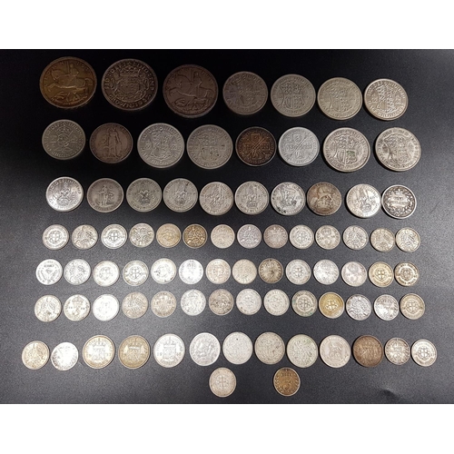 437 - SELECTION OF BRITISH SILVER COINS
dates between 1920-1946, comprising two 1935 crowns, 1937 crown, 1... 