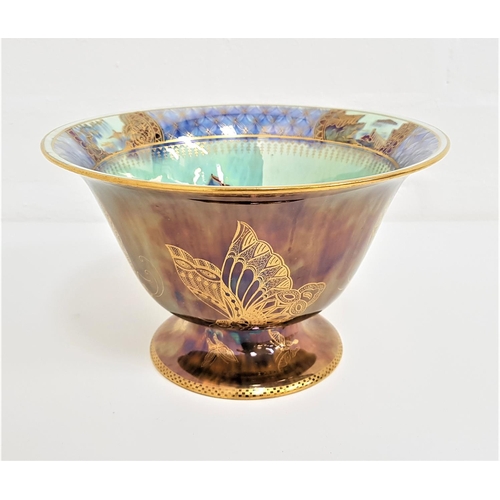 252 - 1930s WEDGWOOD BUTTERFLY LUSTRE BOWL
designed by Susannah Margaretta 'Daisy' Makeig-Jones, of circul... 