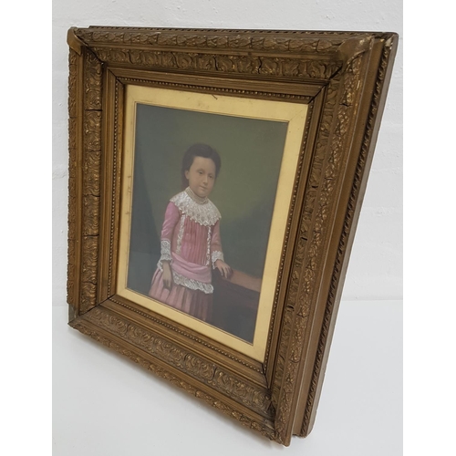 477 - J. MIDDLETON
Young girl, oil on canvass, signed and dated 1886 to verso, 30cm x 24cm