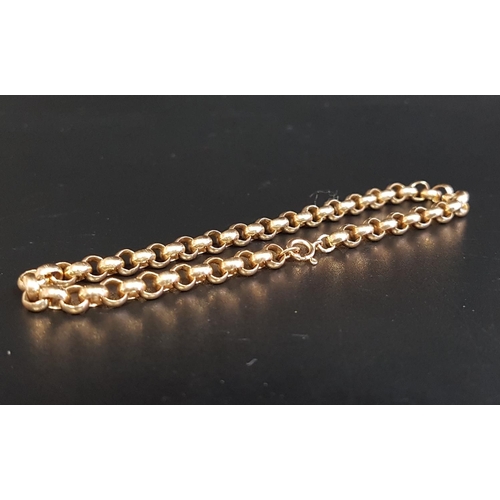 127 - NINE CARAT GOLD BOX CHAIN NECKLACE
61cm long and approximately 9.4 grams