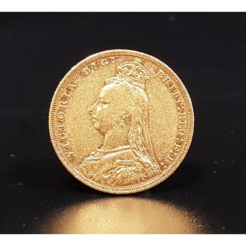 440 - VICTORIAN GOLD FULL SOVEREIGN
dated 1890