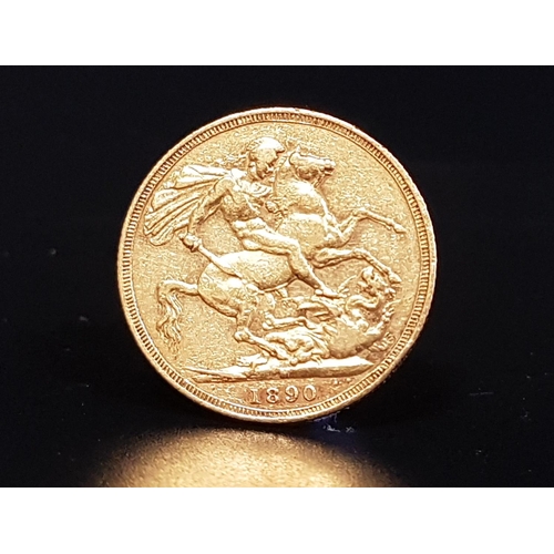 440 - VICTORIAN GOLD FULL SOVEREIGN
dated 1890