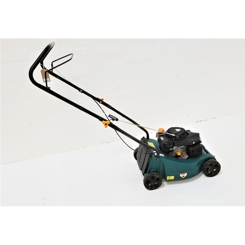 408 - B & Q LAWN MOWER
with a petrol engine and 39cm cut