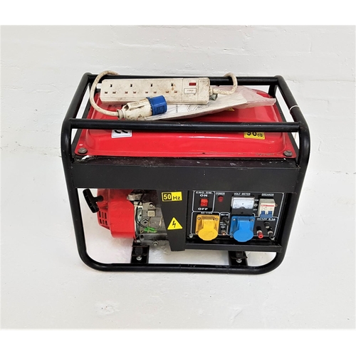 410 - PETROL GENERATOR
with AC/DC power and circut breaker, pull start and owner manual