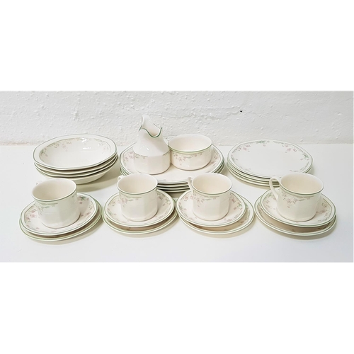 277 - ROYAL DOULTON 'CAPRICE' COFFEE AND DINNER SERVICE
comprising four bowls, entree plates, dinner plate... 