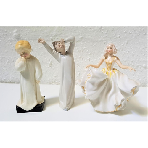 273 - ROYAL DOULTON FIGURINE
Sweet Seventeen, HN 2734, 19.5cm high, Darling, HN 1319, 19.5cm high and a Ll... 