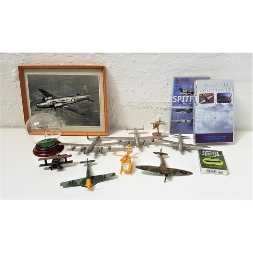 417 - SELECTION OF RAF RELATED ITEMS
including a limited edition RAF Dambusters plate, boxed, two RAF Muse... 