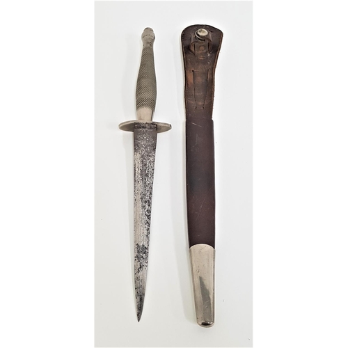 305 - FS FIGHTING KNIFE
the stiletto blade marked 'The F-S Fighting Knife, Wilkinson Sword' with a checker...