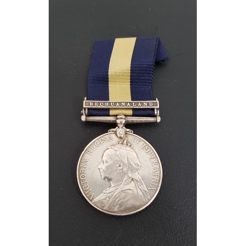 338 - CAPE OF GOOD HOPE MEDAL
with one clasp for Bechuanaland, named to Private J. McVean, C.T. Highlander... 