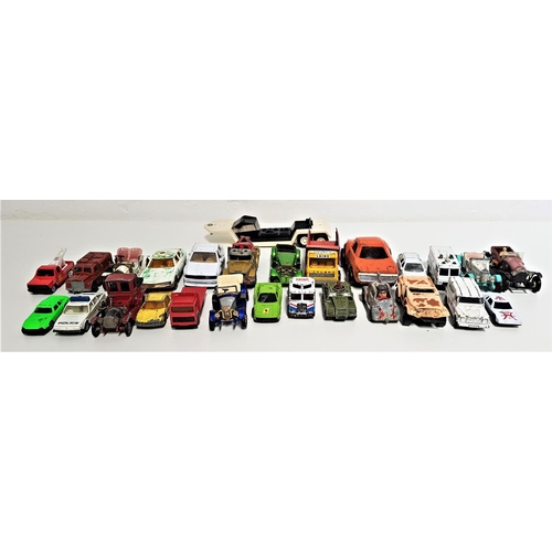 301 - SELECTION OF DIE CAST VEHICLES
with examples from Matchbox, Tonka, Lesney, Meccano and Corgi